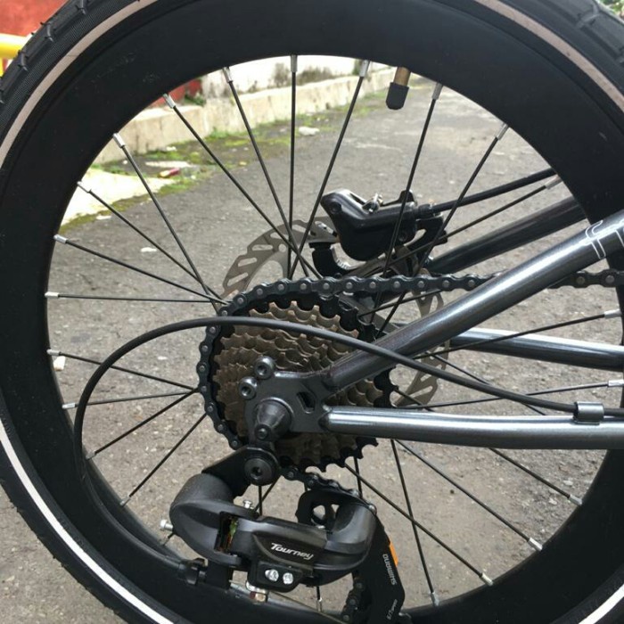 sepeda lipat seli FNHON STORM new abu chromoly grupset rd sensah mx 8s