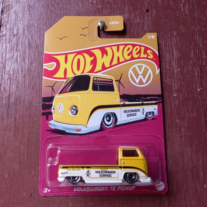HOT WHEELS VOLKSWAGEN T2 PICKUP VW SERIES 2022 TERBARU