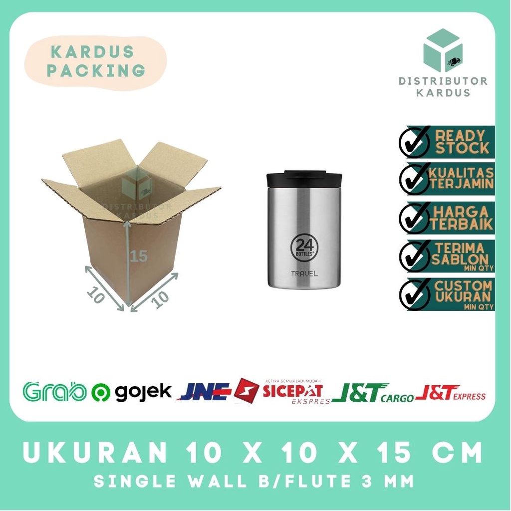 

Kardus Box Karton Packing 10x10x15 MURAH