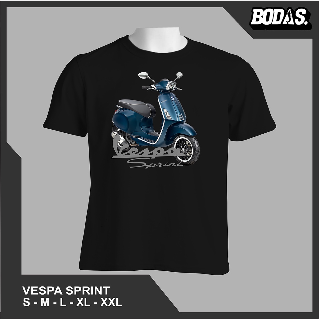KAOS DISTRO OTOMOTIF MOTOR VESPA MATIC SPRINT