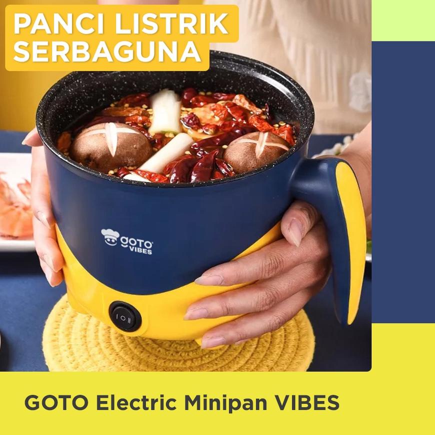 ✪ Goto Vibes Electric Pan Panci Listrik Elektrik Serbaguna Multifungsi ➶