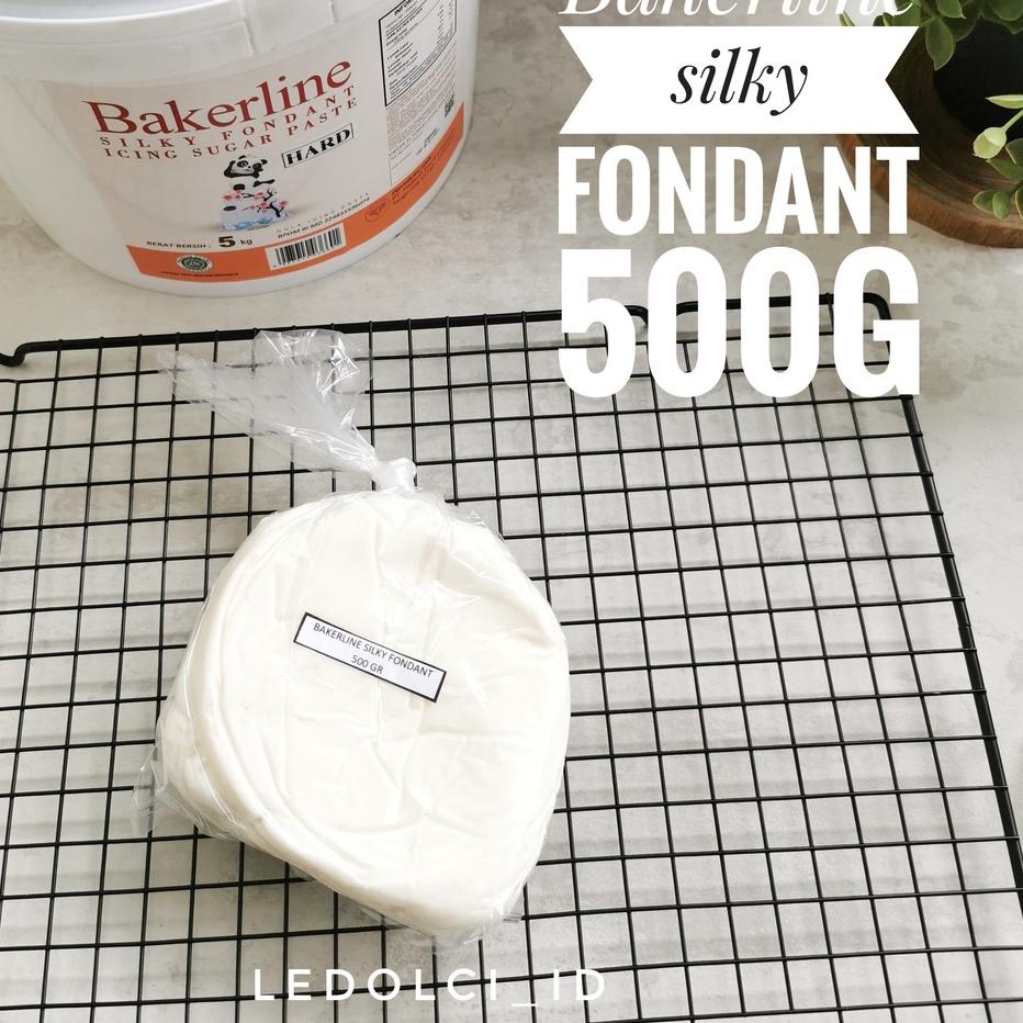

Barang keren BAKERLINE SILKY FONDANT HARD FONDANT PREMIUM 500 GRAM