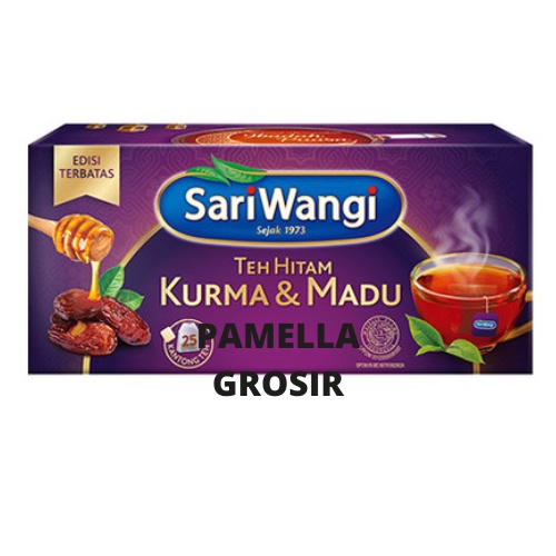 

Sariwangi Teh Hitam Kurma Madu 25 Kantung Celup