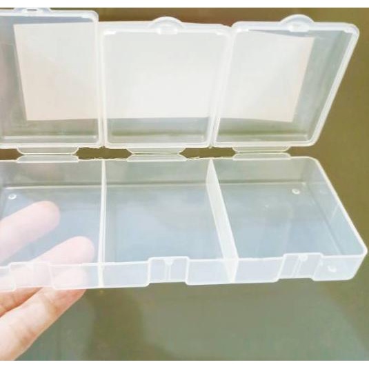 ❀ A04 -KOTAK PLASTIK / KOTAK AKSESORIS / BOX PLASTIK / BOX AKSESORIS ADA PENYEKATNYA ❂