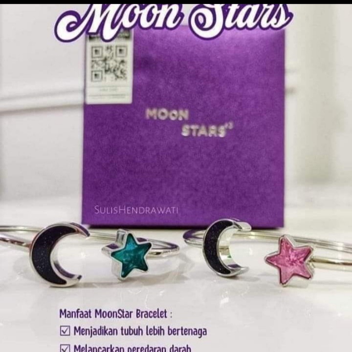 Gelang Kesehatan Bracelet Star Moon MCI ORI 100 %