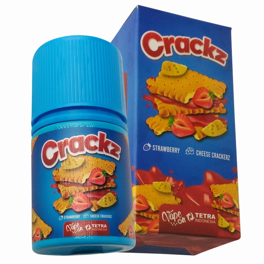 Crackz V1 Strawberry Cheese Crackerz 60ML by Tetra x Vape On