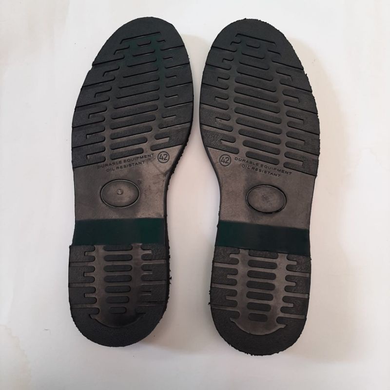 Outsole Sepatu Boots Docmart Hitam Size 39-43