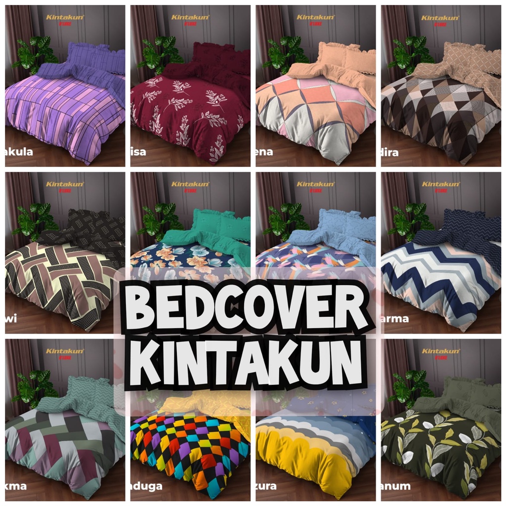 BEDCOVER KINTAKUN MURAH PART 1 - 180X200/ 160X200