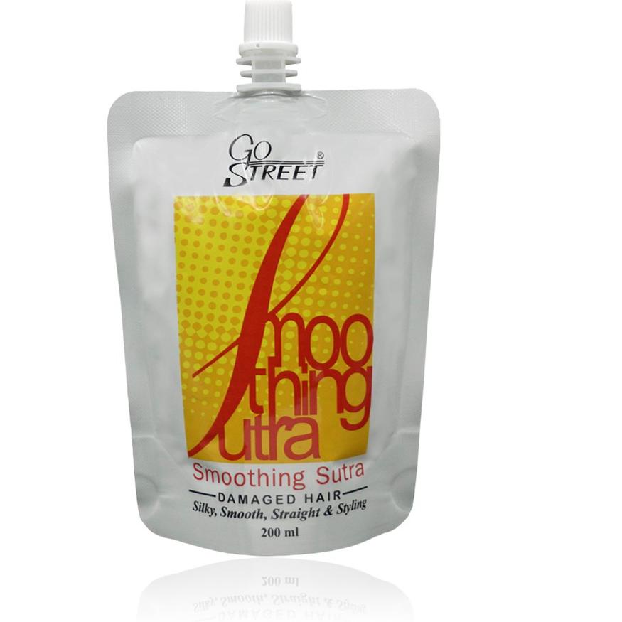 ☉ GO STREET - [STEP 1] Smoothing Sutra Damaged Hair (Untuk Rambut Rusak) 200 ML ➫