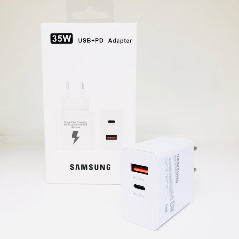 Batok Samsung 35w New 2port 1usb C 1usb A Super Fastcharging BY SMOLL