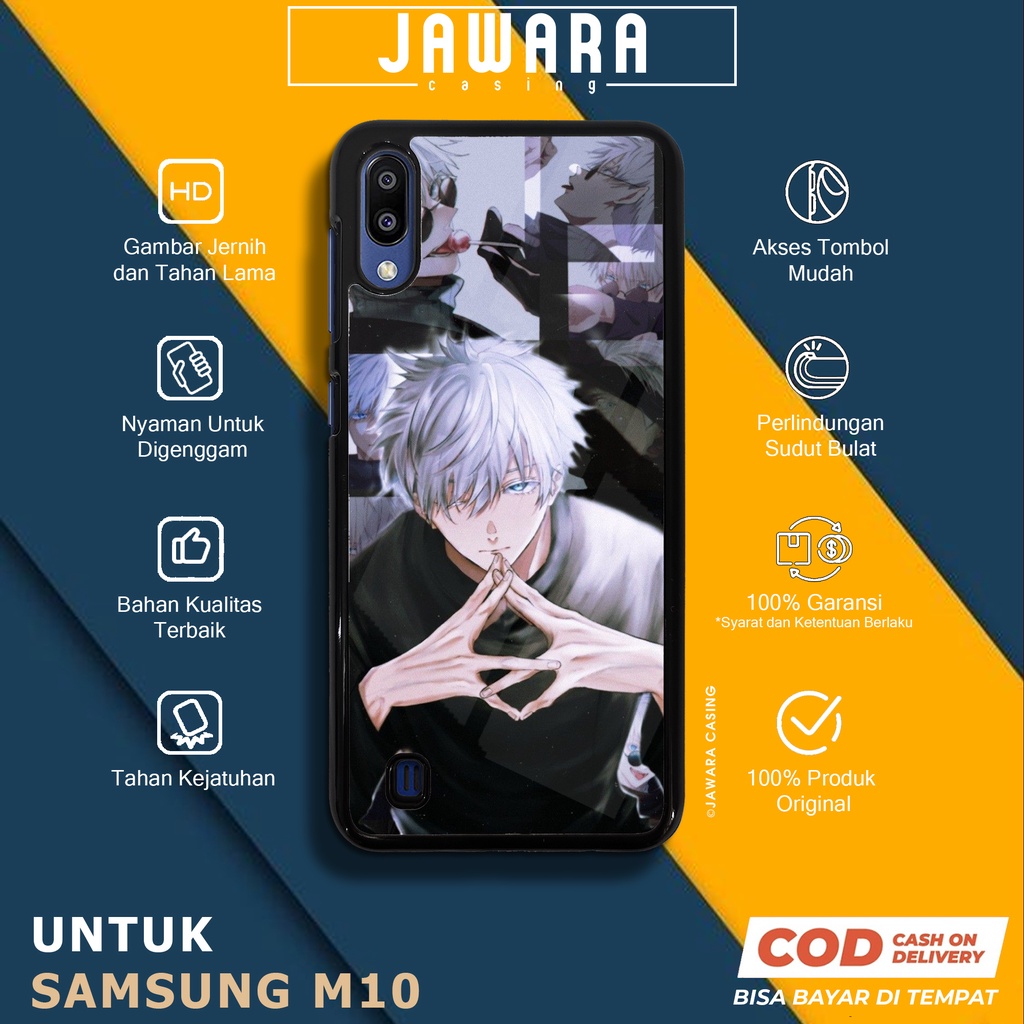 Case Samsung M10 Casing Samsung M10 Jawara Casing [JJK1] Case Glossy Case Aesthetic Custom Case Anim