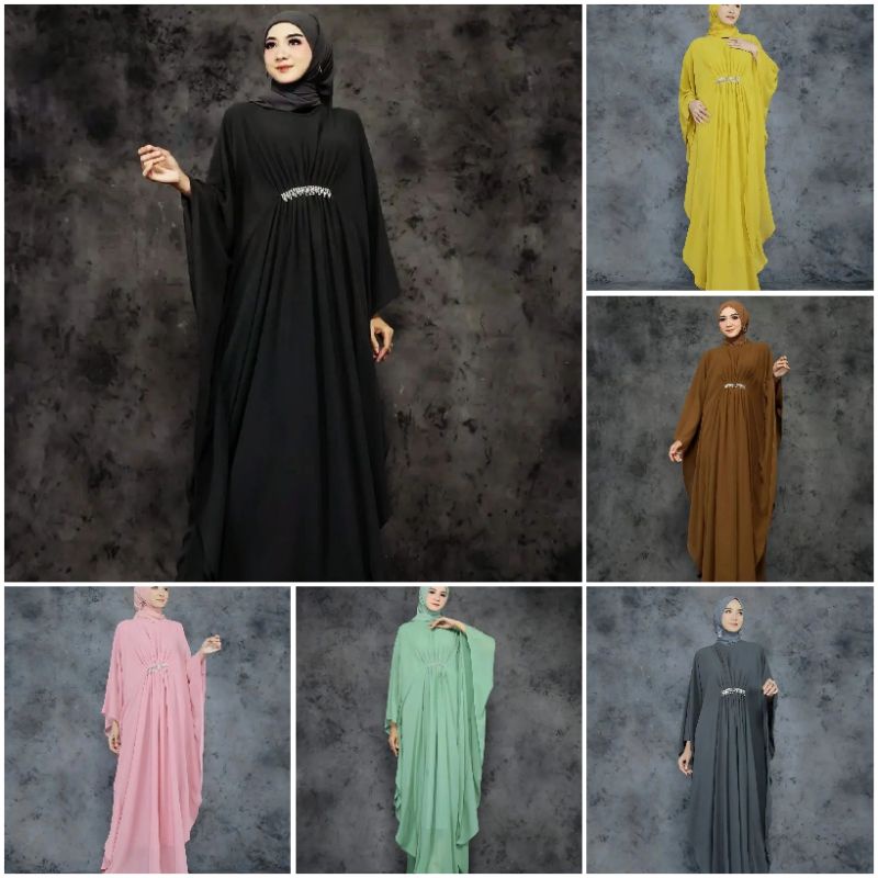 Gamis kaftan brukat cantik/kaftan muslimah/kaftan brukat modern/baju muslim wanita/dress cantik