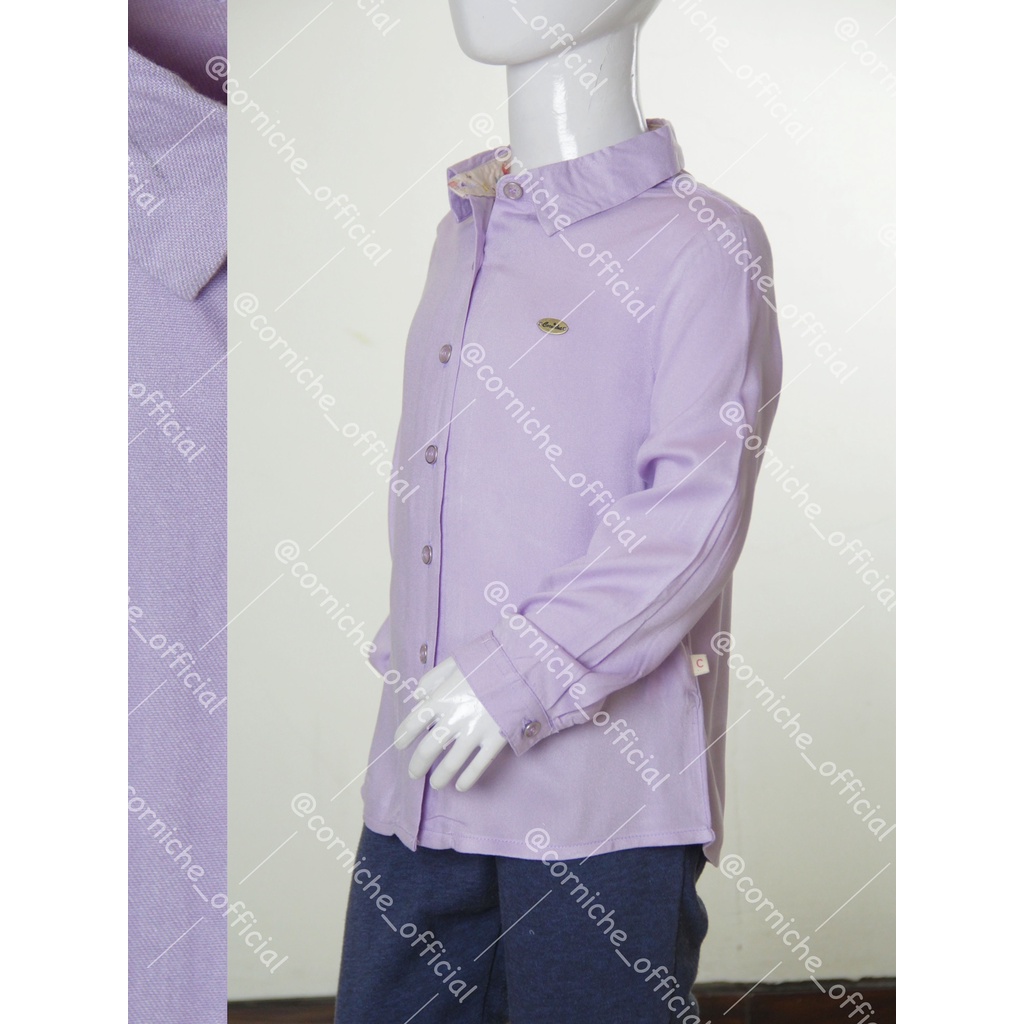 Corniche Kids Della Shirt Kids Purple - TW K23213