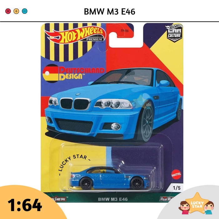 HOTWHEELS BMW M3 E46 GRJ72 DIECAST MOBIL MINI HW SUPER CAR SEDAN TERLARIS