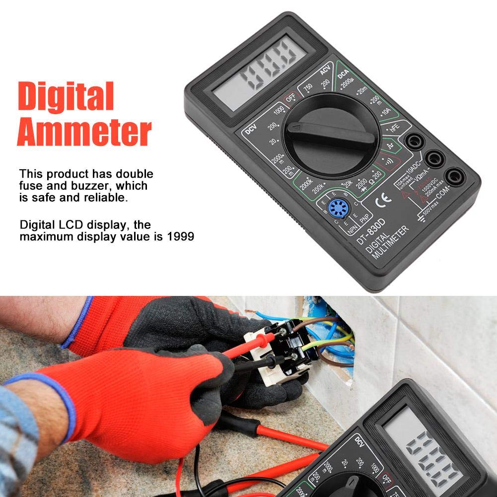 Multimeter Avometer Multitester Digital DT-830B DT830B