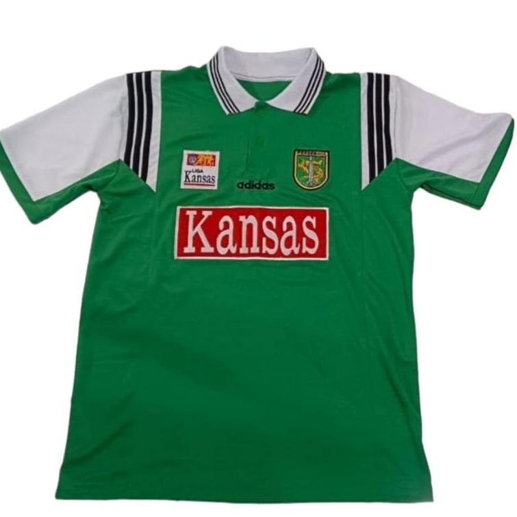 PR.2Fe23w ‑ Jersey RETRO PERSEBAYA hijau (KANSAS)