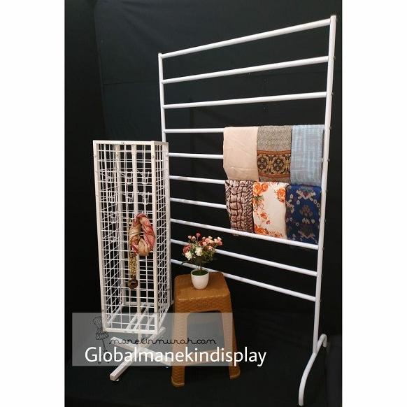 SALE NOW RAK JILBAB BESI SUSUN RAK KERUDUNG MINIMALIS BERKUALITAS