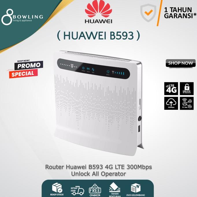 Router Huawei B593 Modem Wifi 4G LTE Unlock All Operator GSM