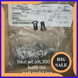 onderdil Baut Jet Oil Oli Valve Assy Chec Mitsubishi L300 Kuda Diesel MD050249 140ZZ3