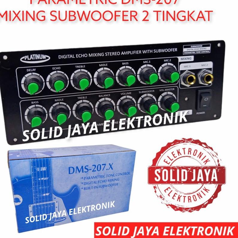✶ TONE CONTROL AKTIF PARAMETRIC DMS207 DMS-207.X TONE KONTROL AKTIF MUSIK MIXING ACTIVE PARAMETRIC P
