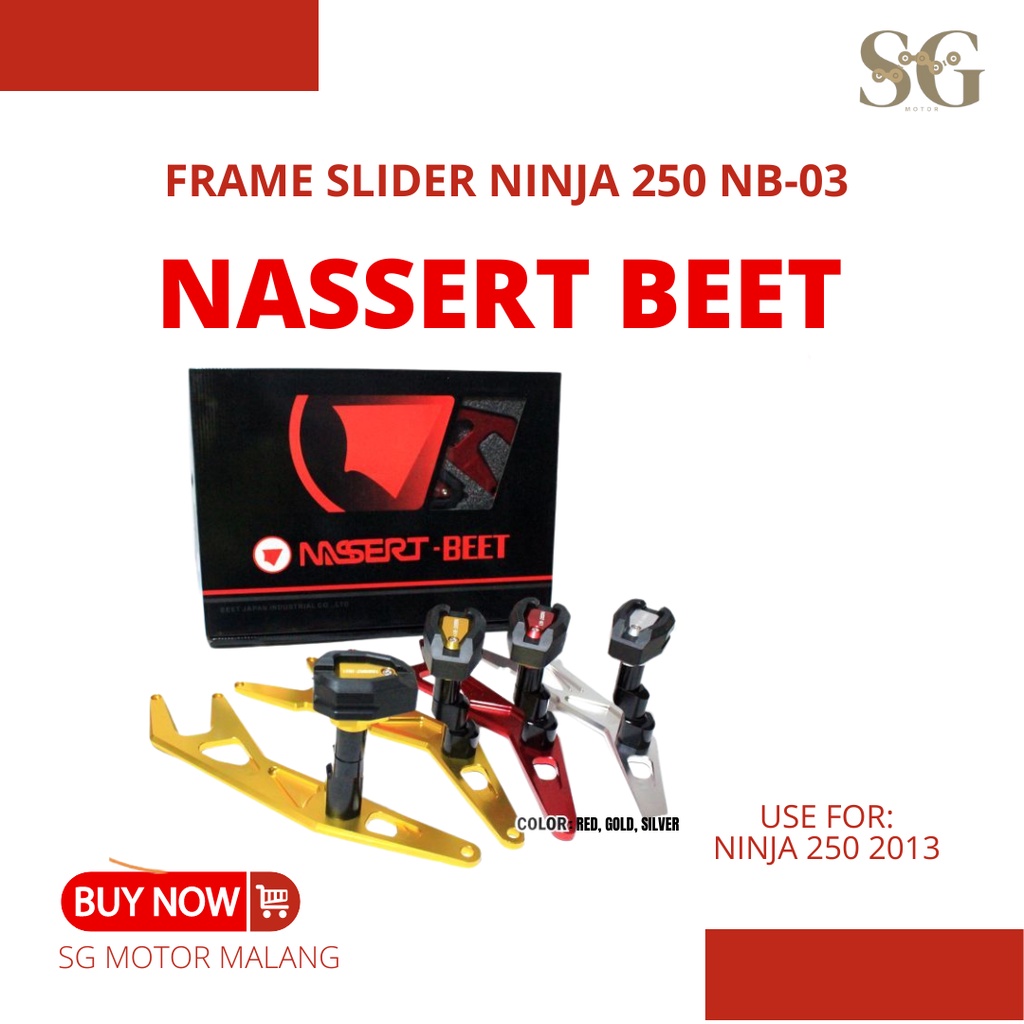 Frame Slider Ninja 250 NB-03 Nassert Beet