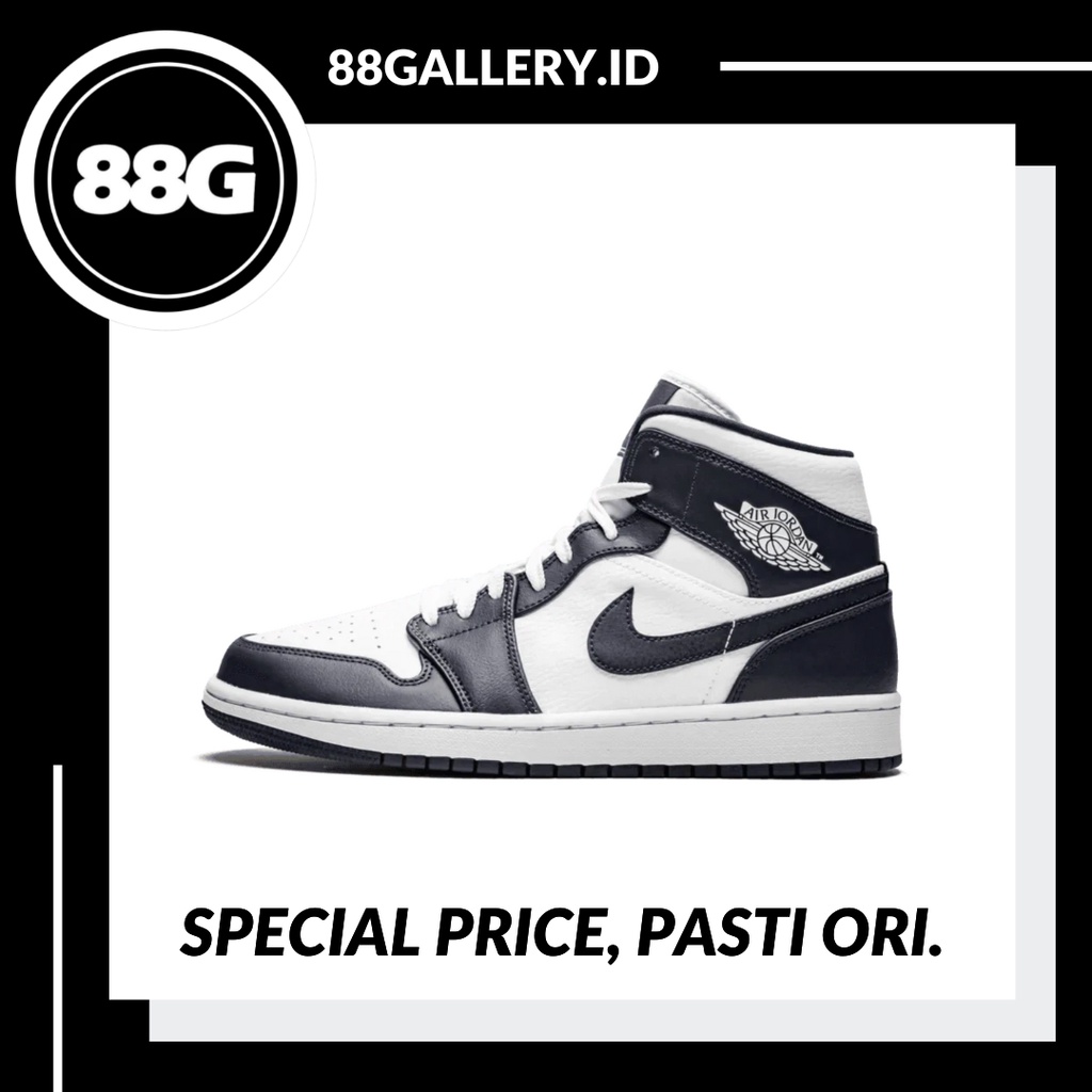 Air Jordan 1 Mid Obsidian