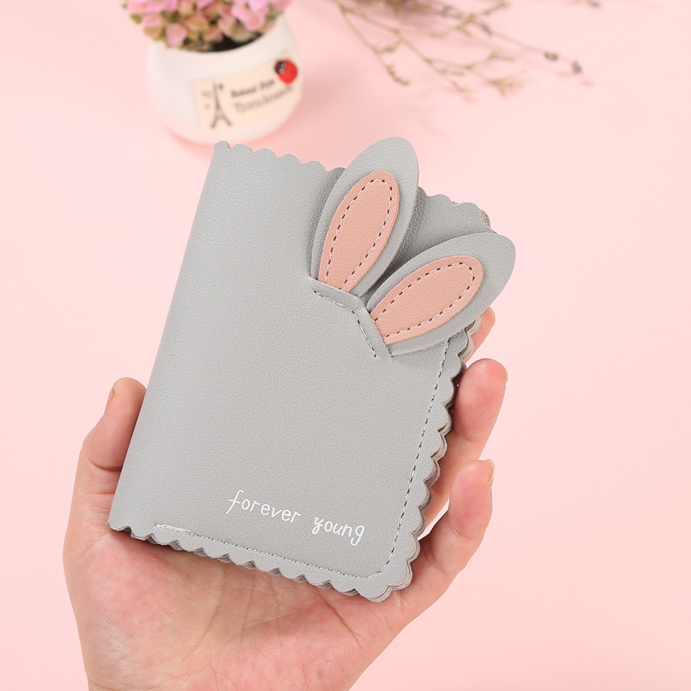 ♥DPS829♥D18 COD Dompet Renda Mini Dompet Wanita Impor Lucu Kuping Kelinci Dompet Wanita Kecil Yang Lucu Dompet Mini Impor Berkualitas Tinggi Dompet Cewek Kekinian