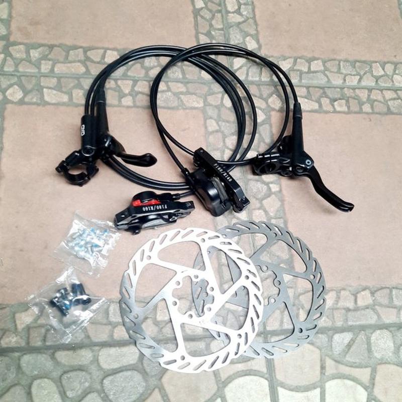 REM CAKRAM HIDROLIK - DISC BRAKE HIDROLIK OXO HITAM 160MM Sepeda murah