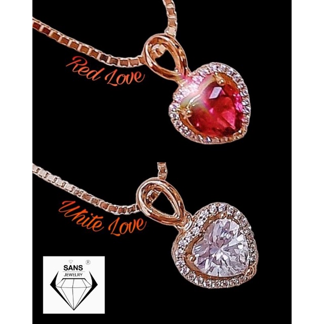 SALE  Love Necklace Sans Jewelry / Kalung Love Liontin Love Kalung Cinta Kalung Wanita Kalung Cewek 