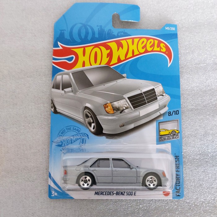 HOTWHEELS MERCEDES-BENZ 500E SILVER