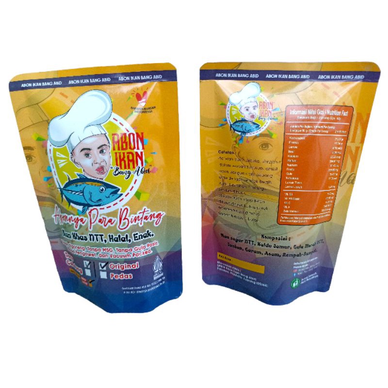 

Abon Ikan Bang Abid varian TUNA_Abon Ikan Khas NTT, Enak,Halal,Sehat