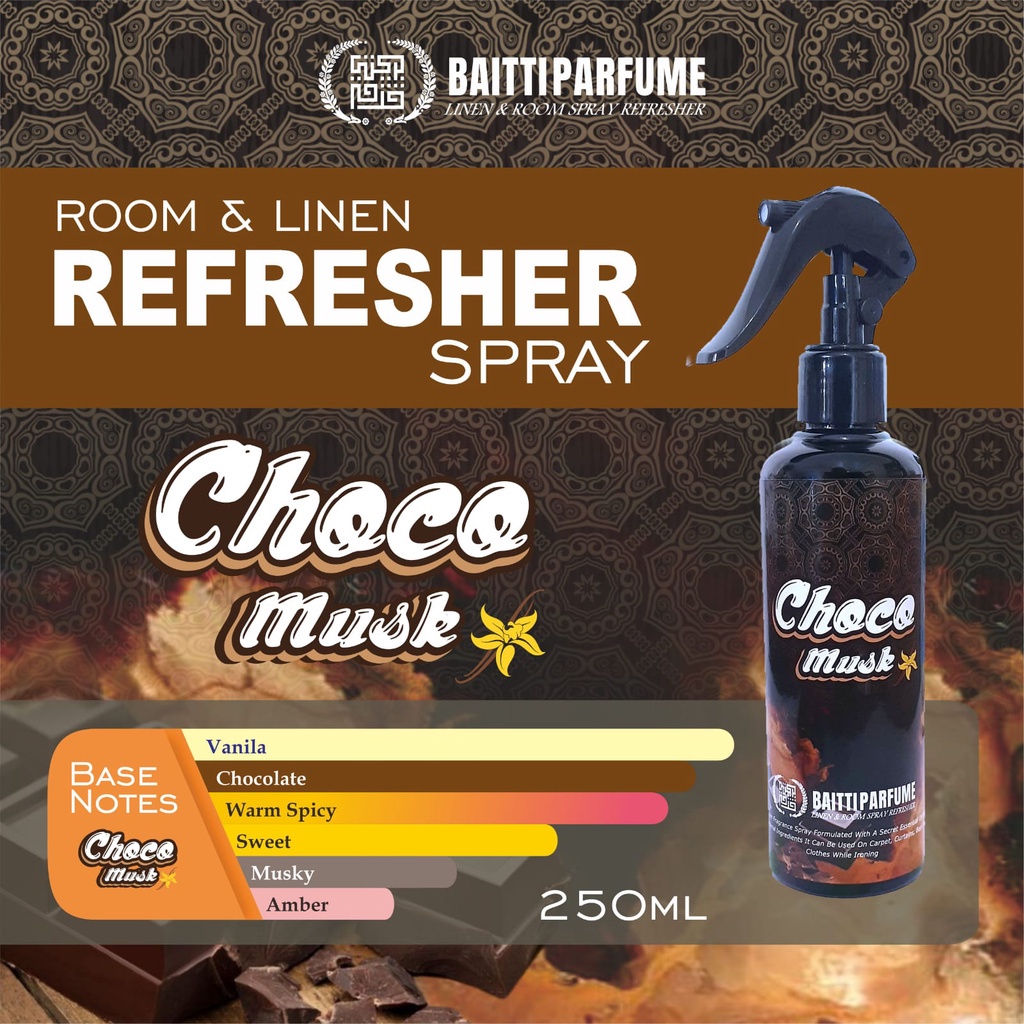 Diskon Pengharum Ruangan Baitti Parfum Aroma Choco musk 250 ml Non Alkohol