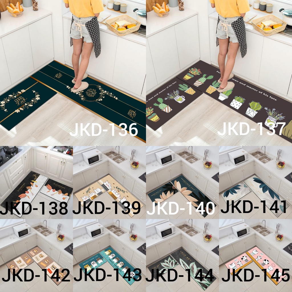 BARU 2in1 SET KESET DAPUR LEMBUT Motif Terbaru New 1KG Muat 2Set  (1set isi 2pcs) l Happyonshop