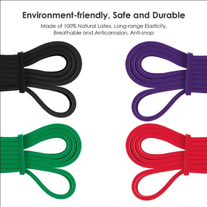 Tali Karet Fitness Resistance Band Power Band Stretching Gym Yoga Pull Up