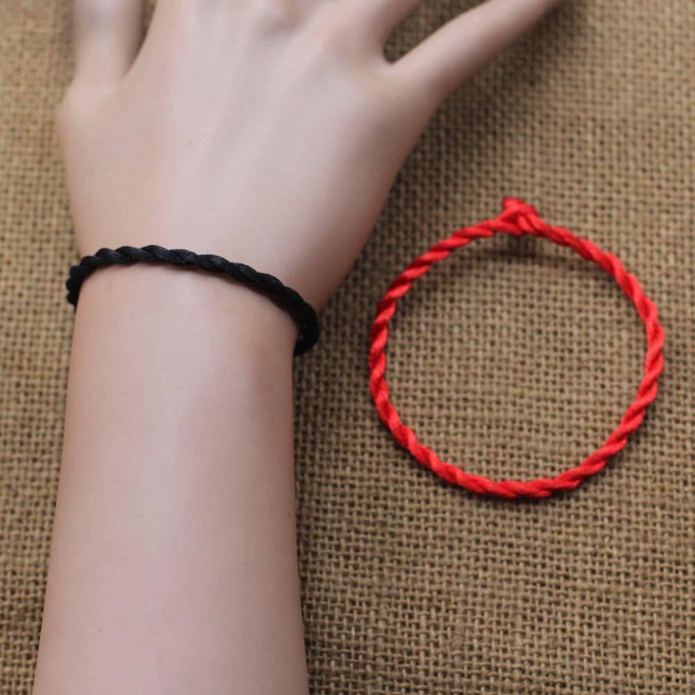 Gelang Kaki dan Tangan Tali Keberuntungan Model Simpul