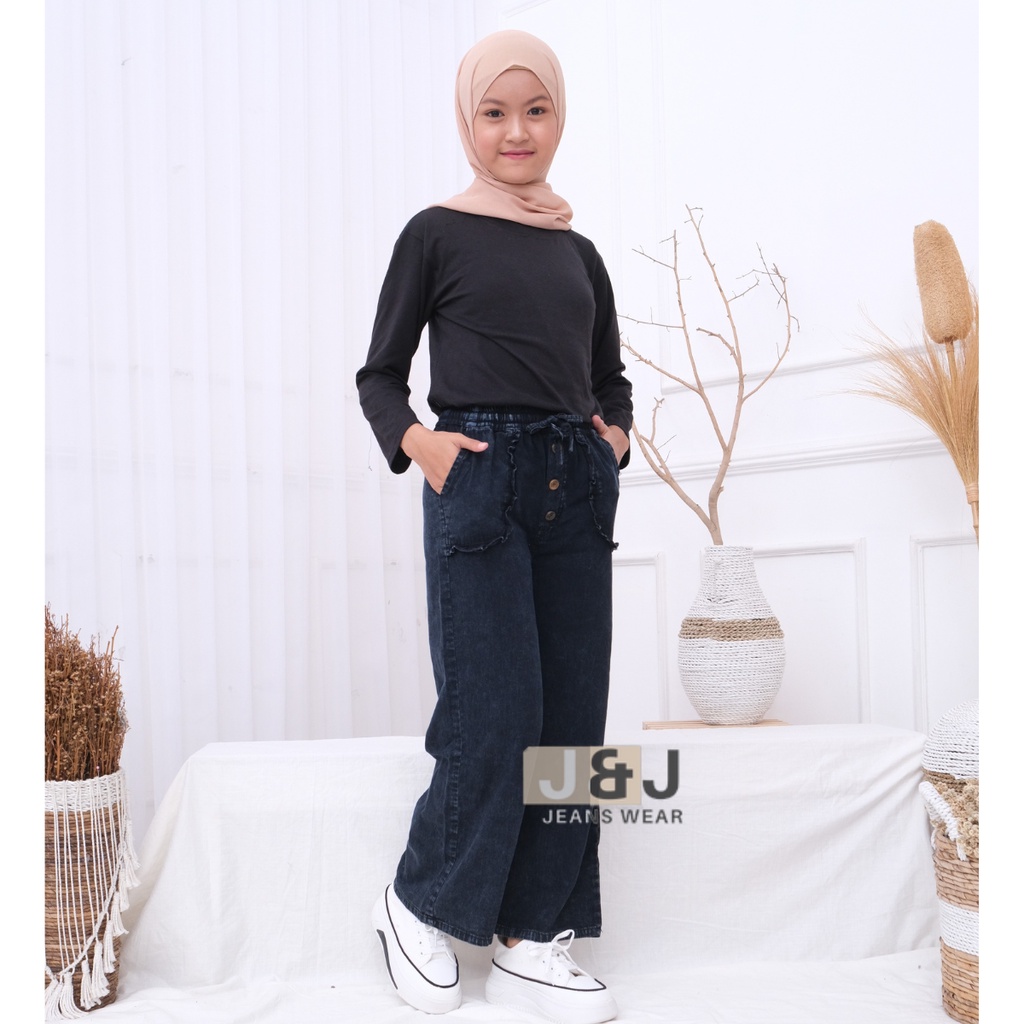 Alika Kulot Kids - Celana Kulot Jeans Anak perempuan