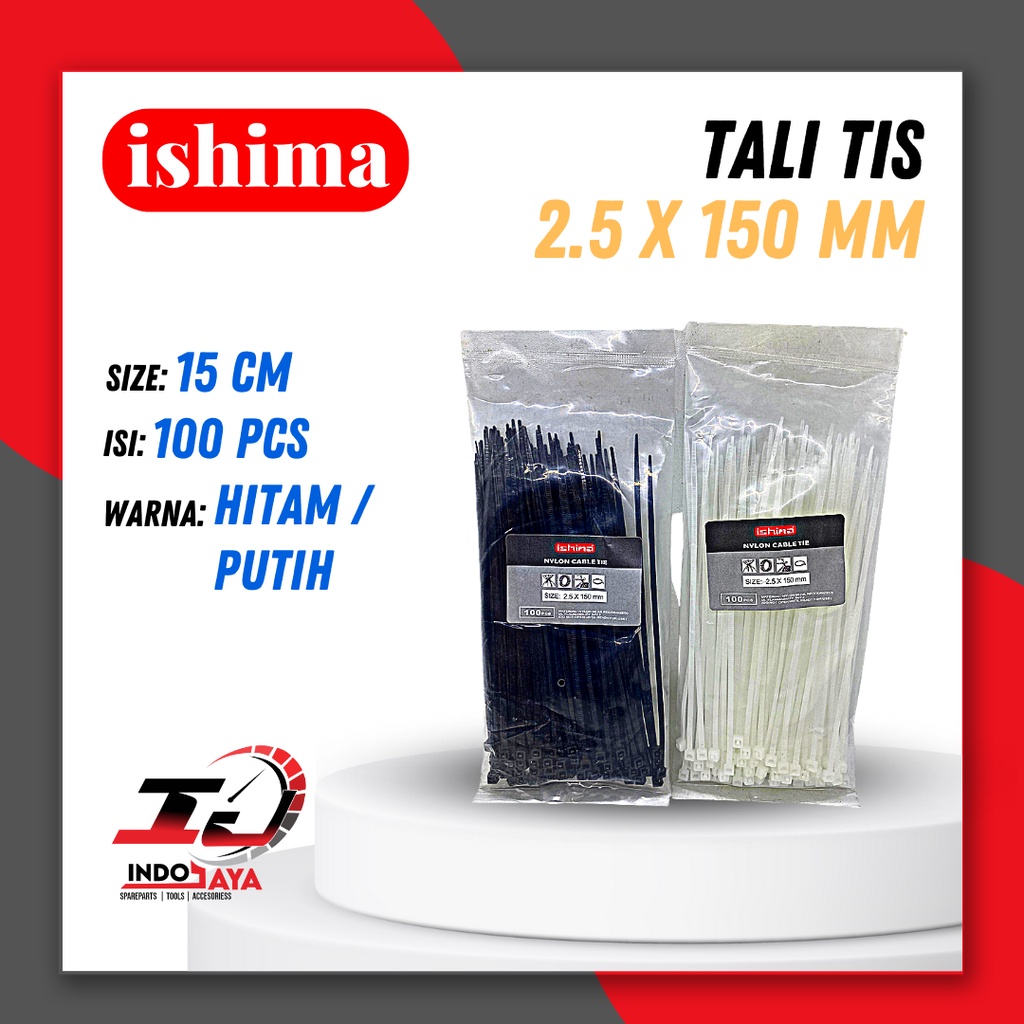 [BAYAR DI TEMPAT] KABEL TIES / 15 CM / 150 MM / ZIP TIE / TIE TIS / TALI TIES TIS/ KABEL TIE / TALI 