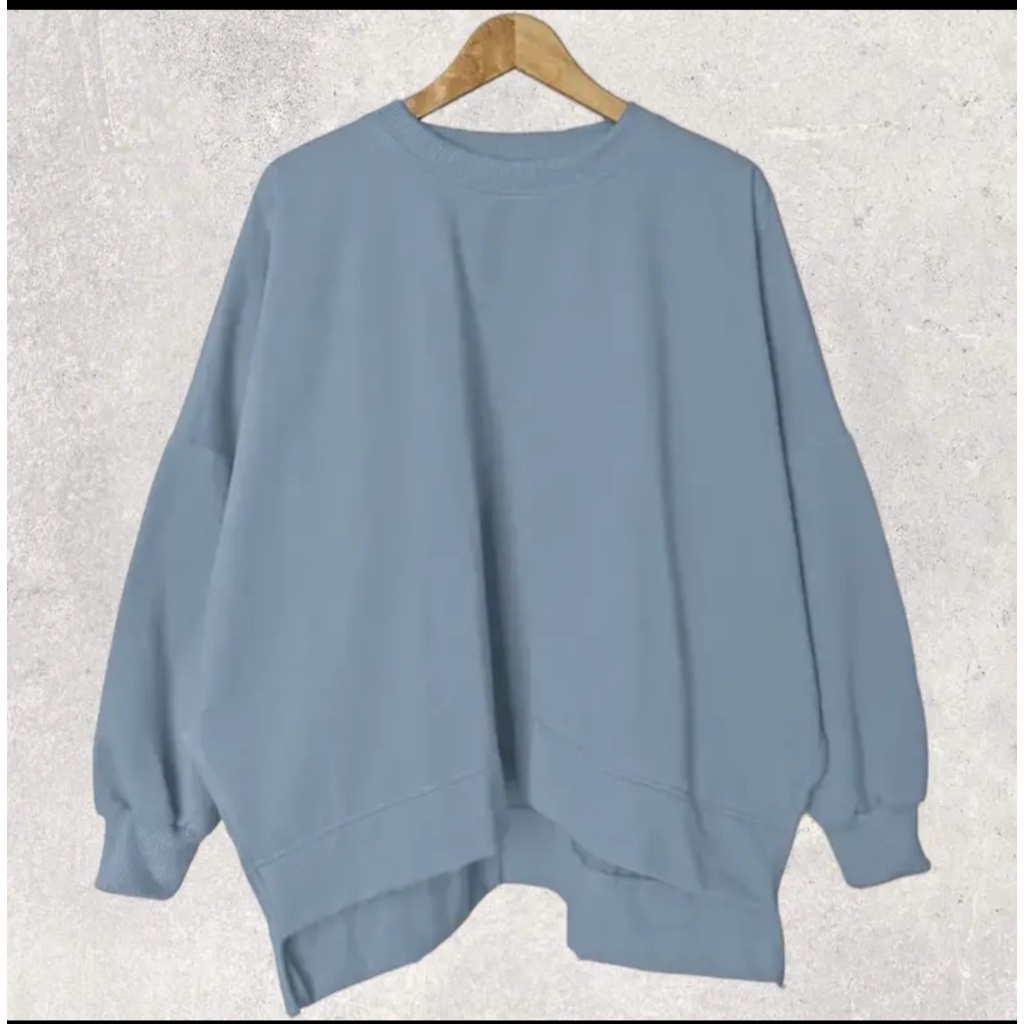 SWEATER  BASIC OVERSIZE XXXL SWITER POLOS WANITA