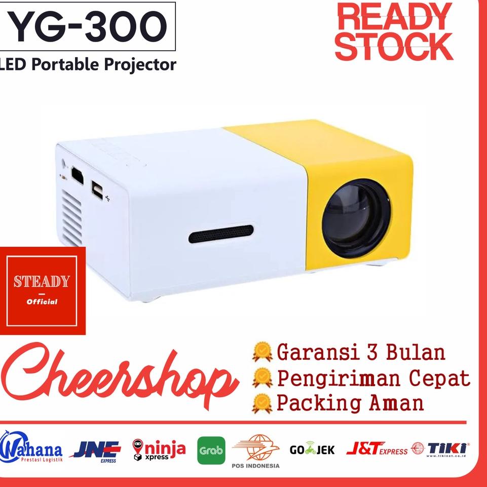 ReadyOriginal YG300 LED Portable Projector 500LM yg300 yg 300 YG 300✪