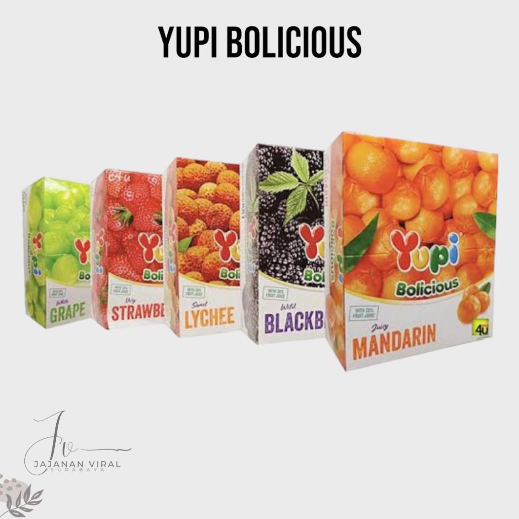 

Yupi Bolicius / Bolicious Lychee / Strawberry / Blackberry 1Box Isi 24Pcs