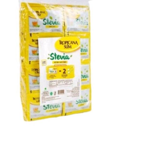 

❄ TROPICANA SLIM STEVIA ISI 100 SACHET ➩