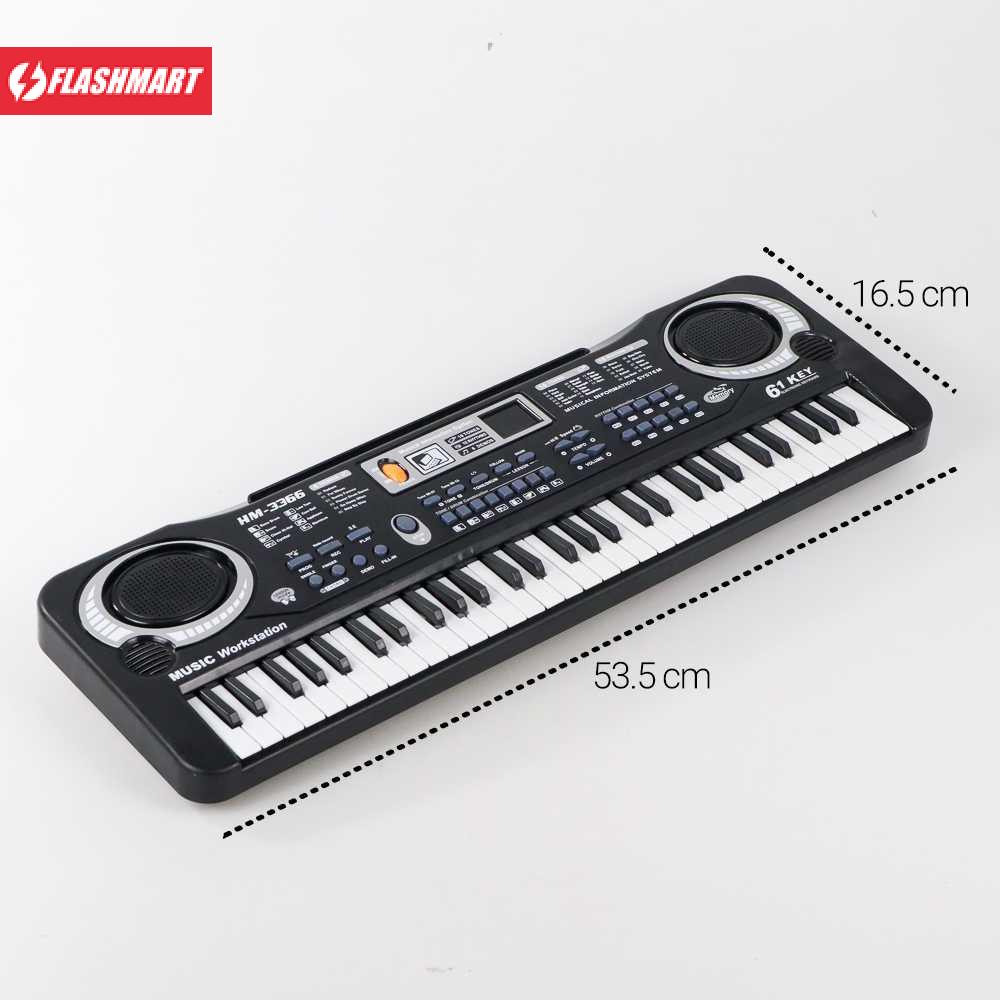 Flashmart Digital Electronic Keyboard 61 Keys - MQ-6106