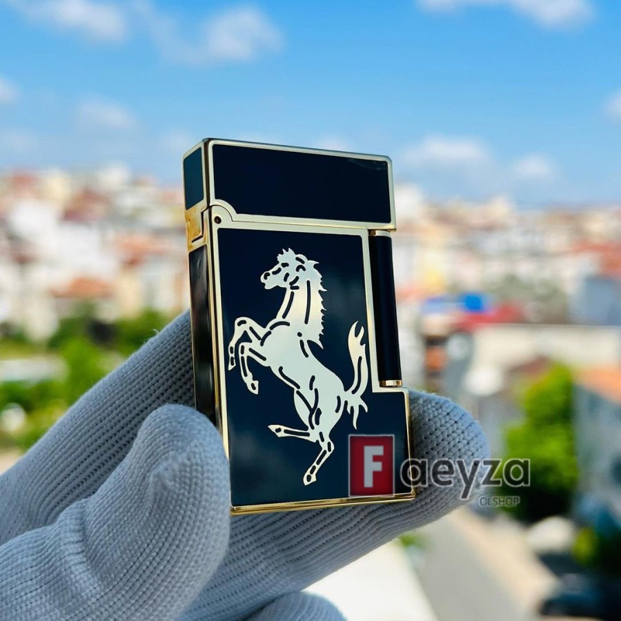 Korek Api S.t Dupont Black Gold Ferrarii Paris Super Premium