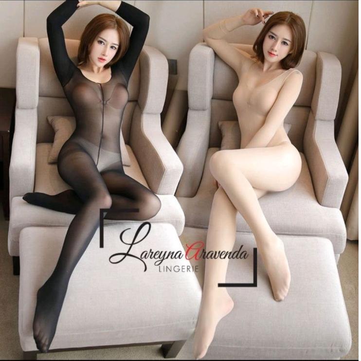 ぶ ✅ JESO stoking full body warna kulit stoking full badan stoking open croth PROMO 95H