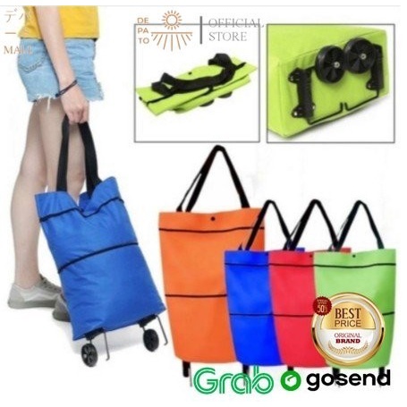 BAROKAH GAMIS Folding Bag with Wheels