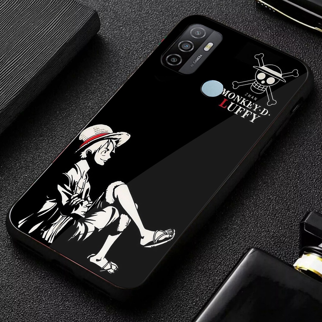 [ml.39.op] Hardcase Glossy / Kaca Custome Case Hp OPPO A15/A15S A5S A16 A54 A74 A92 A96 A53  Fashion