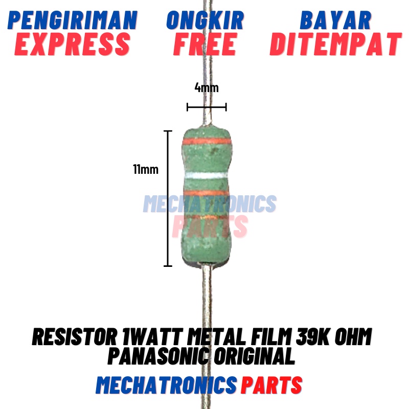 RESISTOR 1WATT METAL FILM 39K PANASONIC ORIGINAL