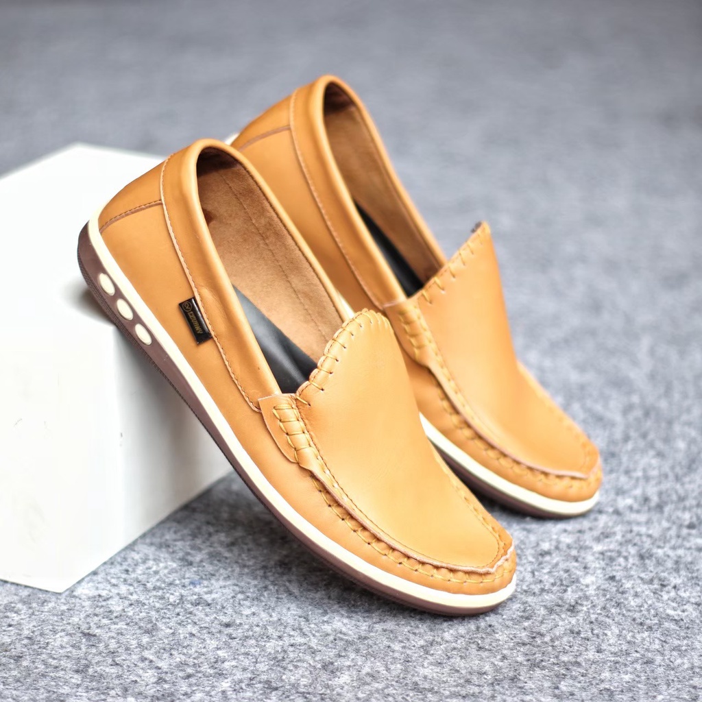 SEPATUS LIP ON PRIA DEWASA KULIT FORMAL CASUAL SLIP ON PRIA KERJA KANTOR GURU PNS PESTA RESMI NYAMAN || SepatuFormal Kulit PRIA Pentofel PANSUS