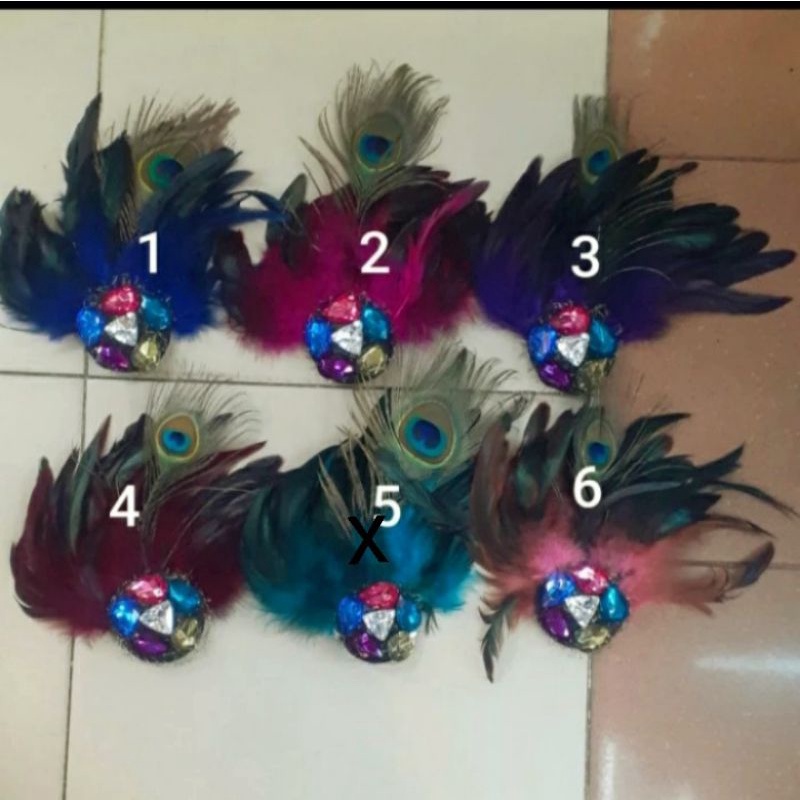 Headpiece Bulu Great gesby-Headpiece Pesta