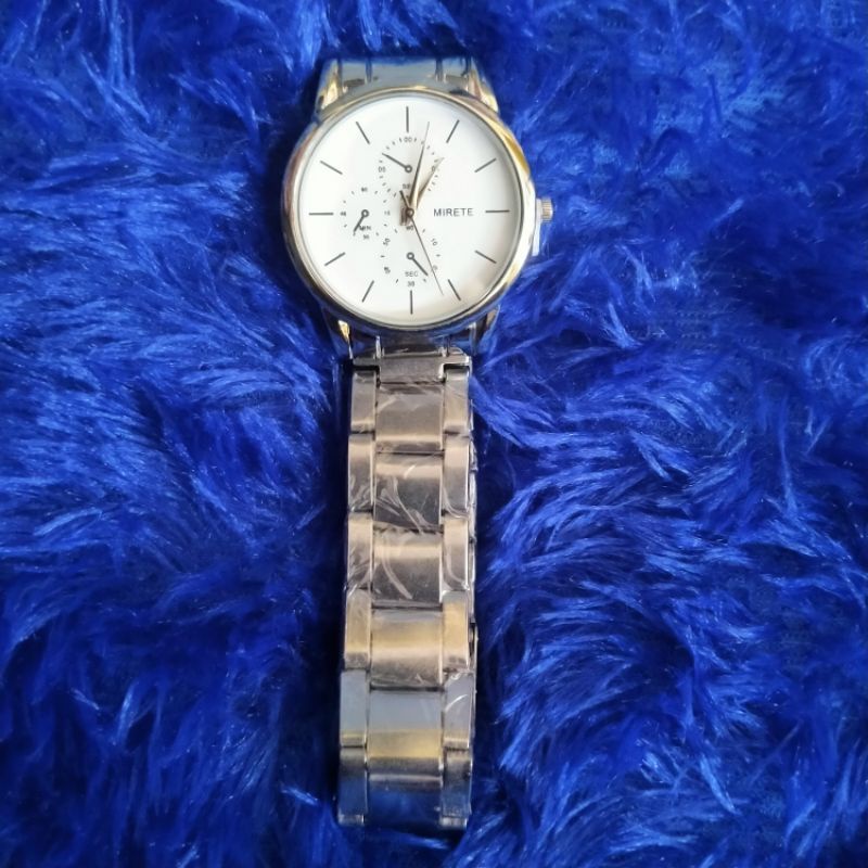 JAM TANGAN WANITA // JAM TANGAN WANITA MIRETE // JAM TANGAN WANITA RANTAI SILVER STAINLESS STEEL